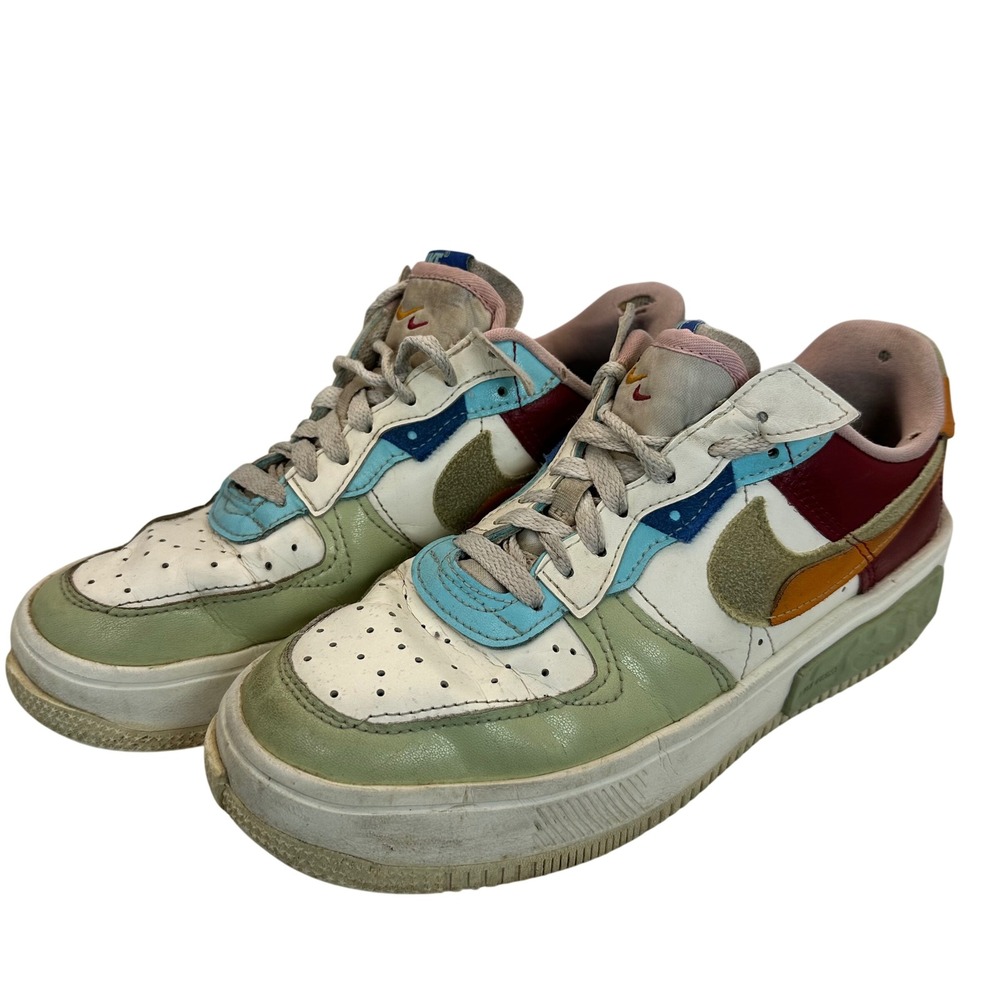 Nike Air Force 1 Fontanka Womens 7.5 Multi Color Leather Suede DH1290-101